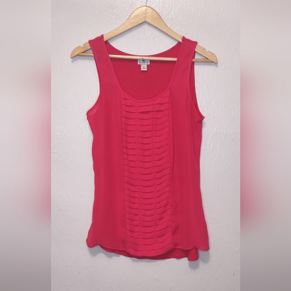 Worthington Pink‎ Sleeveless Shell Size Medium